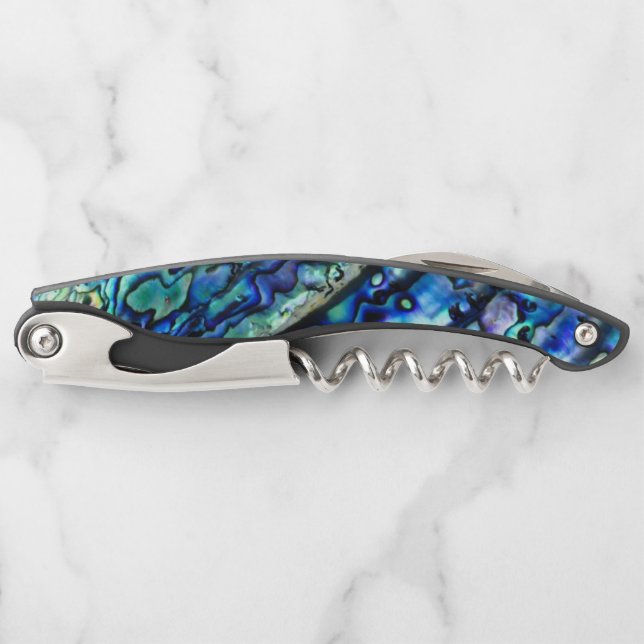 Paua Abalone Shell Corkscrew (Front)