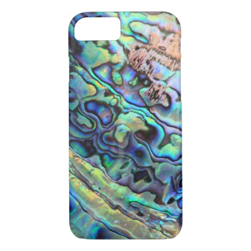 Paua abalone shell detail iPhone 87 case