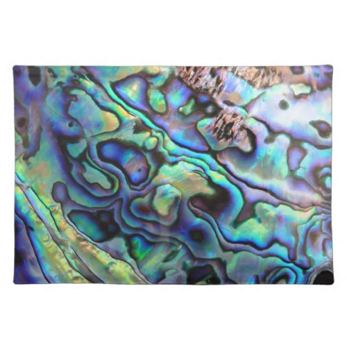 Paua abalone shell detail placemat