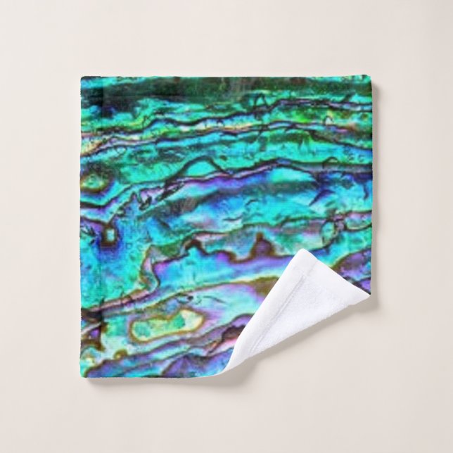 Paua Shell Abalone wash towel set (Wash Cloth)