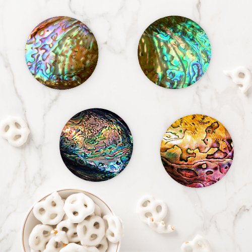 PAUA SHELL Assorted Coaster Set