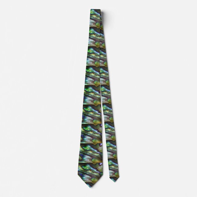 Paua Shell Tie (Front)