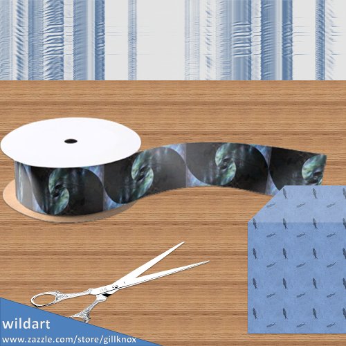 paua swirl satin ribbon