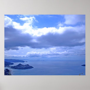 Pauanui Looking North to Mt Paku Poster