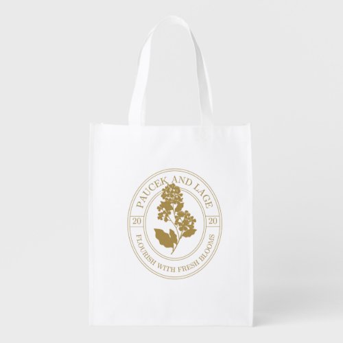Paucek & Lage – Flourish With Fresh Blooms Grocery Bag