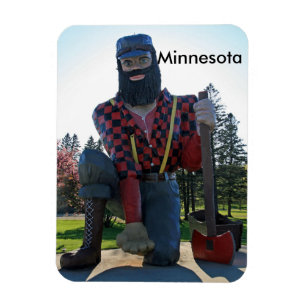 Paul Bunyan 3"x4" Photo Magnet