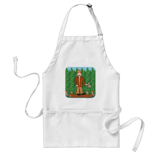 Paul Bunyan Adult Apron (Front)