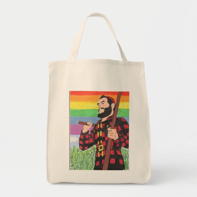 Paul Bunyan Bangor, Maine 2013 Pride Tote Bag (Front)