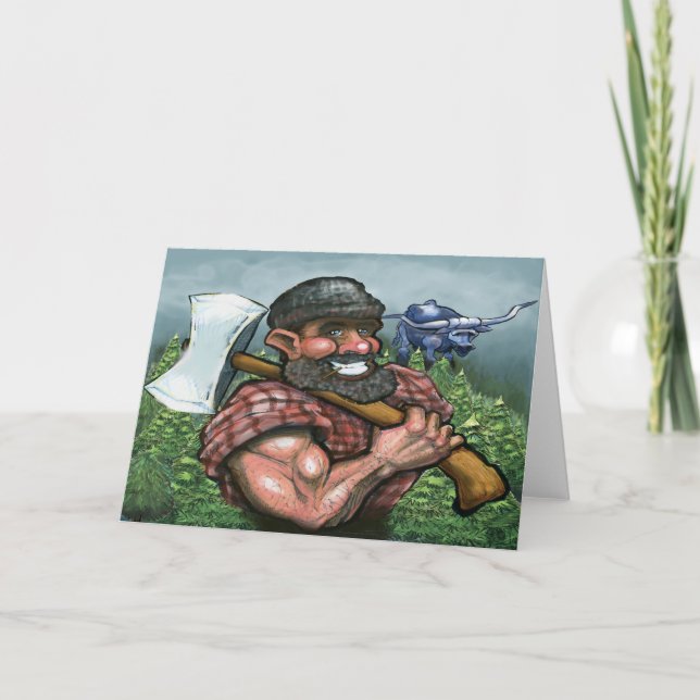 Paul Bunyan Card (Front)