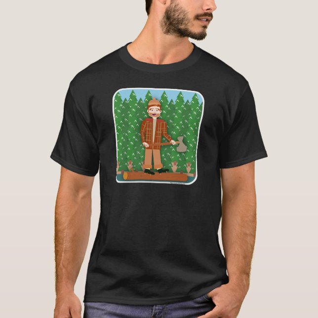Paul Bunyan Dark T-Shirt (Front)