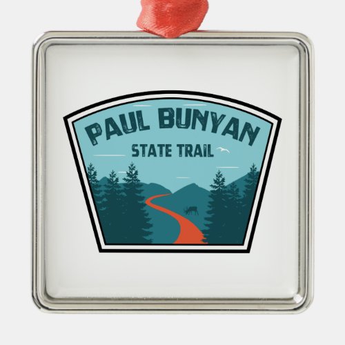 Paul Bunyan State Trail Metal Ornament