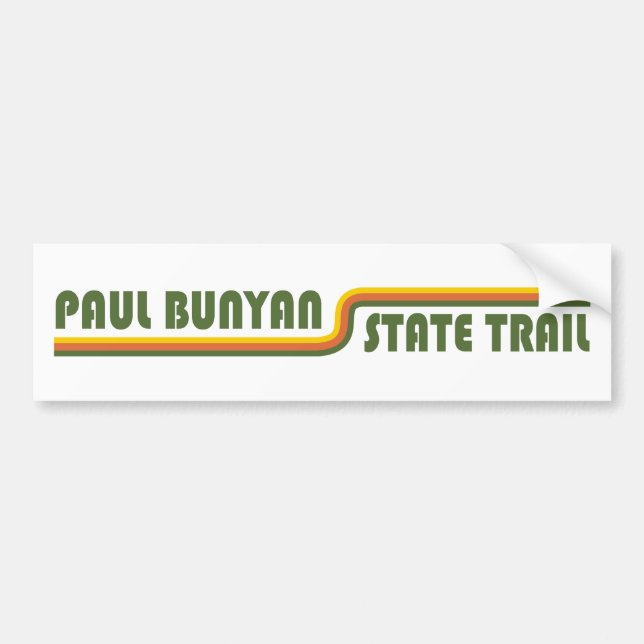 Paul Bunyan State Trail Minnesota Bumper Sticker (Front)