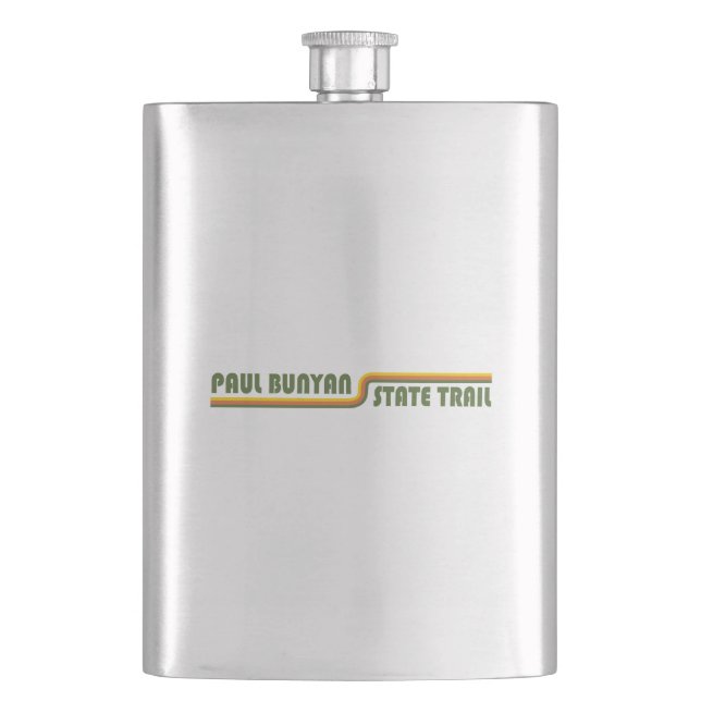 Paul Bunyan State Trail Minnesota Flask (Front)