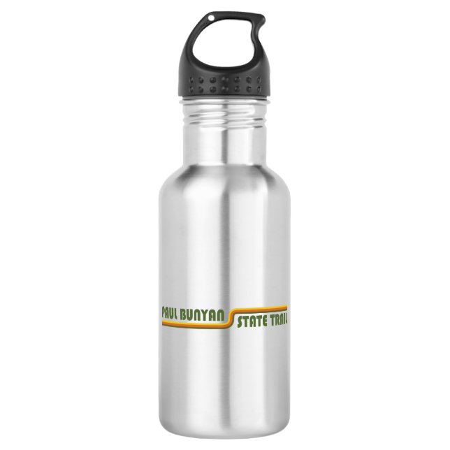Paul Bunyan State Trail Minnesota Stainless Steel Water Bottle (Front)