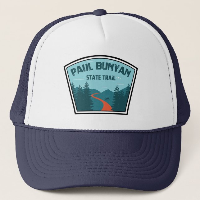 Paul Bunyan State Trail Trucker Hat (Front)