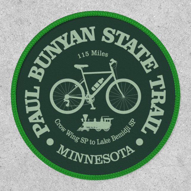 Paul Bunyan Trail (cycling)  Patch (Front)