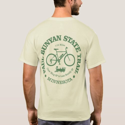 Paul Bunyan Trail cycling T_Shirt