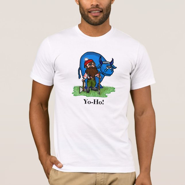 Paul Bunyan  Yo-Ho! T-shirt  Customize It! (Front)