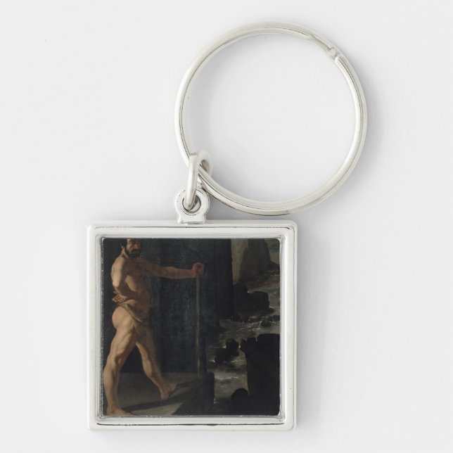 Paul Cezanne | Apotheosis of Delacroix Keychain (Front)