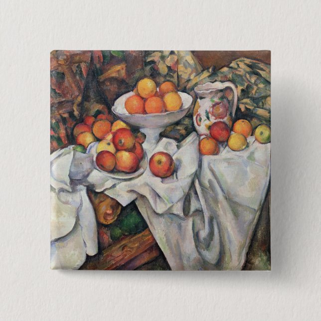 Paul Cezanne | Apples and Oranges, 1895-1900 Pinback Button (Front)