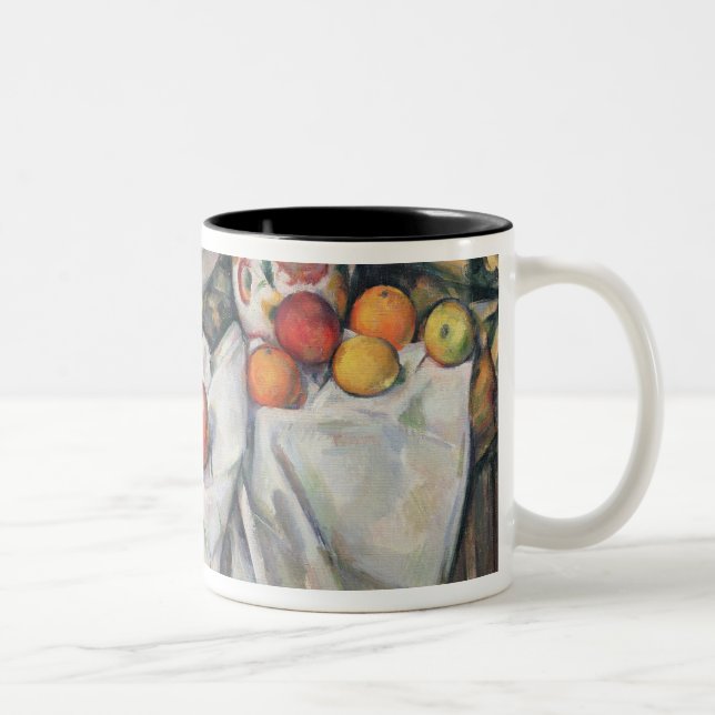 Paul Cezanne | Apples and Oranges, 1895-1900 Two-Tone Coffee Mug (Right)