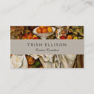 Paul Cezanne Apples Oranges Impressionism Business Card