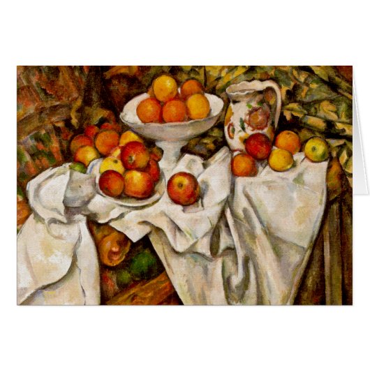 Paul Cezanne Apples Oranges Impressionism Cards (Front Horizontal)