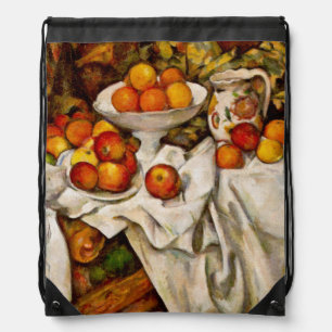 Paul Cezanne Apples Oranges Impressionism Drawstring Bag