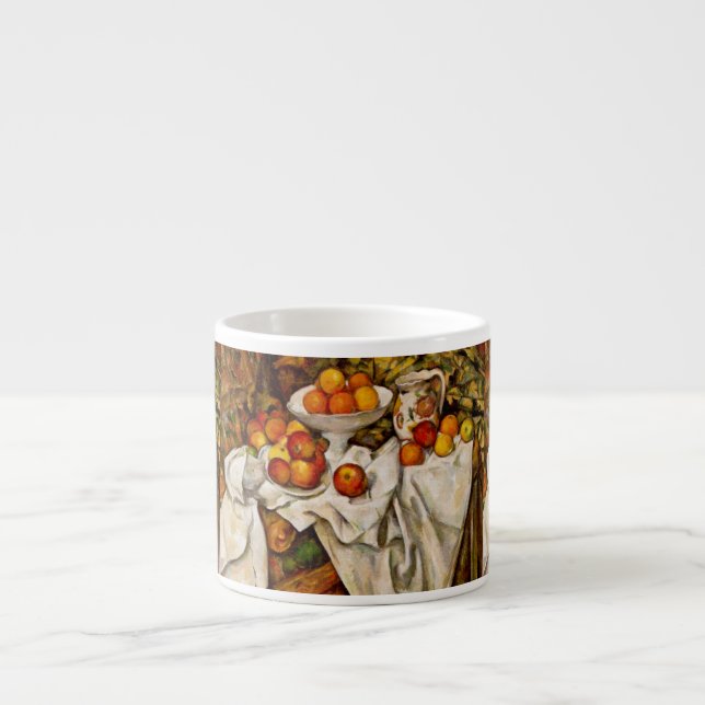 Paul Cezanne Apples Oranges Impressionism Espresso Cup (Front)