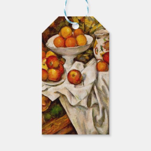 Paul Cezanne Apples Oranges Impressionism Gift Tags