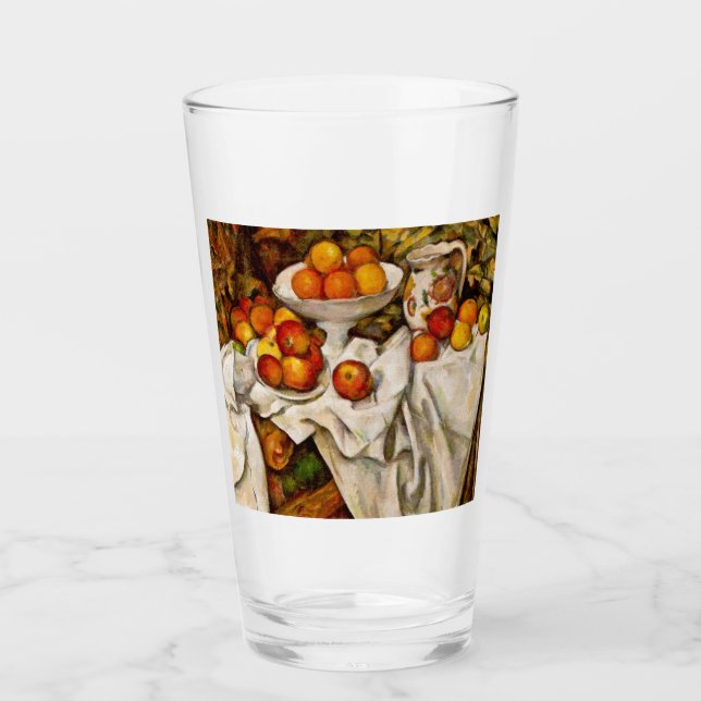 Paul Cezanne Apples Oranges Impressionism Glass (Front)