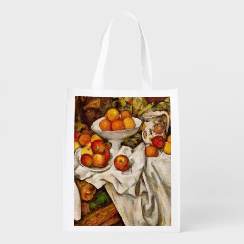 Paul Cezanne Apples Oranges Impressionism Grocery Bag