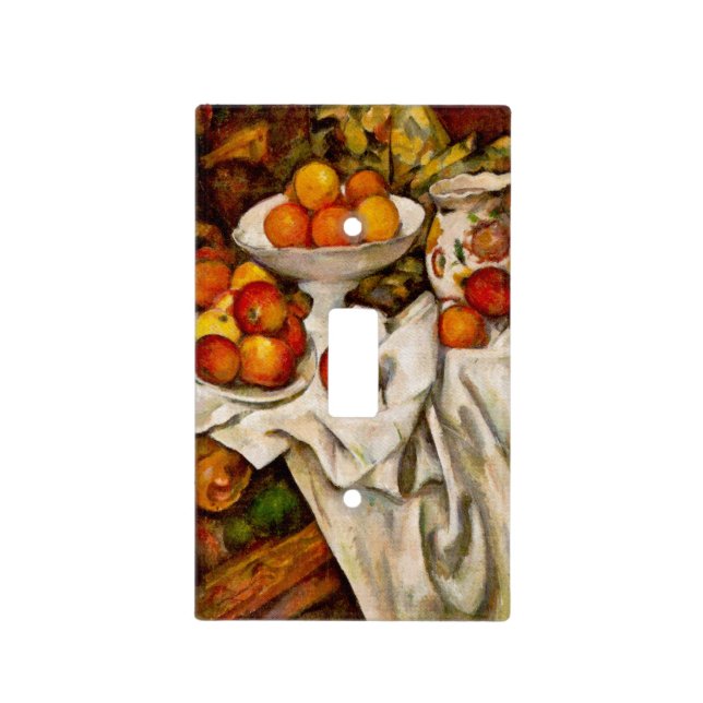 Paul Cezanne Apples Oranges Impressionism Light Switch Cover (Front)