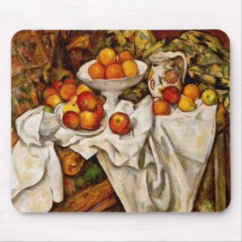 Paul Cezanne Apples Oranges Impressionism Mouse Pad
