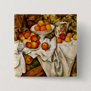 Paul Cezanne Apples Oranges Impressionism Pinback Button