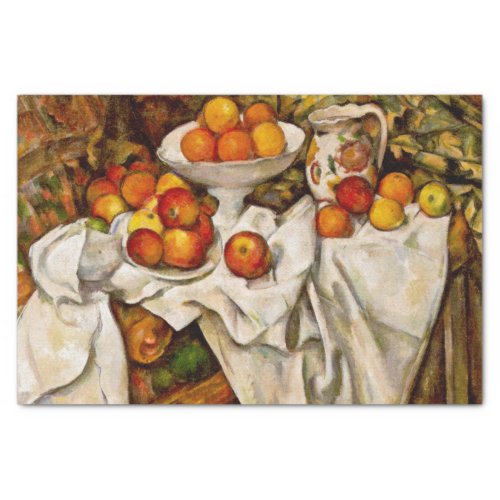 Paul Cezanne Apples Oranges Impressionism Tissue Paper