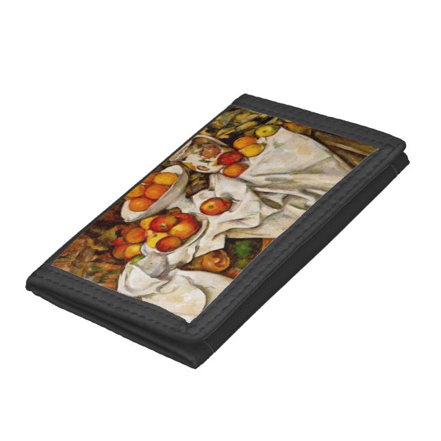 Paul Cezanne Apples Oranges Impressionism Trifold Wallet (Bottom)