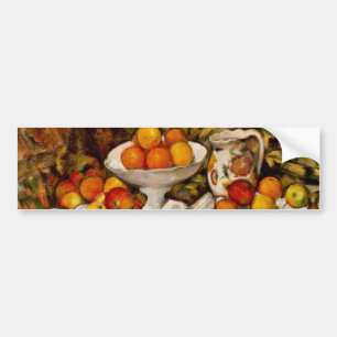 Paul Cezanne Apples Oranges Print Impressionism Bumper Sticker