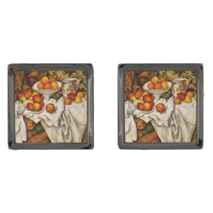 Paul Cezanne Apples Oranges Print Impressionism Cufflinks