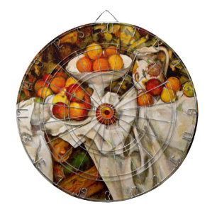 Paul Cezanne Apples Oranges Print Impressionism Dart Board