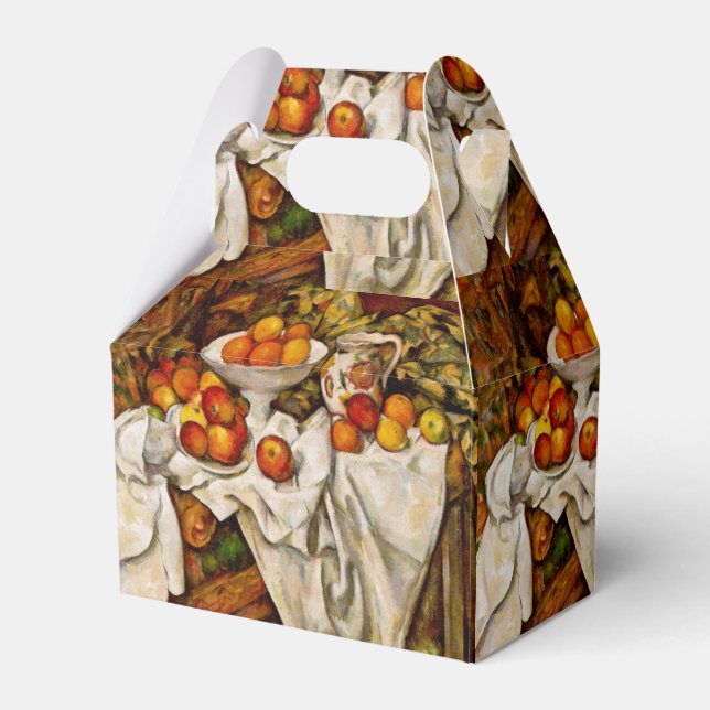 Paul Cezanne Apples Oranges Print Impressionism Favor Boxes (Front Side)