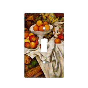 Paul Cezanne Apples Oranges Print Impressionism Light Switch Cover