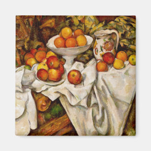 Paul Cezanne Apples Oranges Print Impressionism Magnet