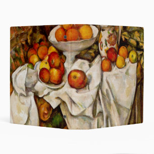 Paul Cezanne Apples Oranges Print Impressionism Mini Binder