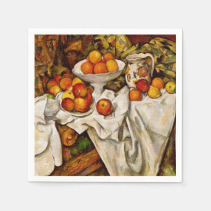 Paul Cezanne Apples Oranges Print Impressionism Napkins