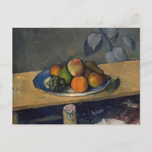 Paul Cezanne  Apples Pears and Grapes c1879 Postcard