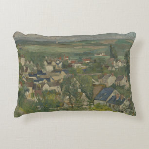 Paul Cezanne - Auvers, Panoramic View Accent Pillow
