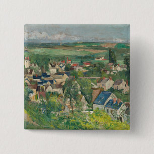 Paul Cezanne - Auvers, Panoramic View Button