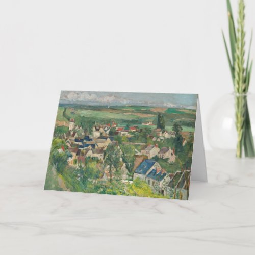 Paul Cezanne _ Auvers Panoramic View Card