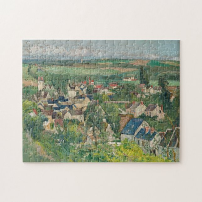 Paul Cezanne - Auvers, Panoramic View Jigsaw Puzzle (Horizontal)
